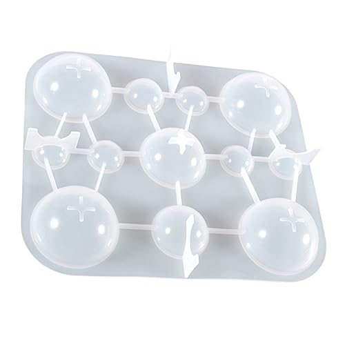 jojofuny Diy Silikon Halbkugel Form für Epoxidharz Wiederverwendbare Silikonform für Kreative Bastelprojekte und Heimdekoration für Ornamentgestaltung von jojofuny