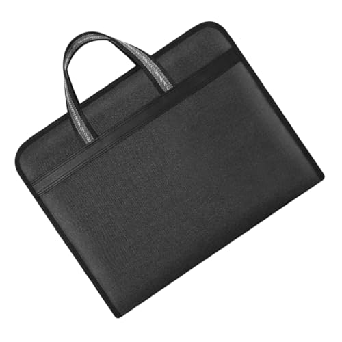 jojofuny Dokumententasche Handtasche Aktenordner Schule Praktische Schultasche Dokumentenordner Organizer Aktenaufbewahrungstasche Aktentasche Tragetasche Für Papierkram von jojofuny