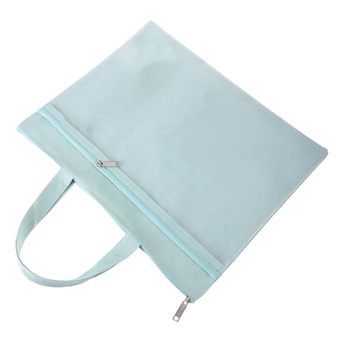 jojofuny Dokumententasche mit Reißverschluss Großer Nylon Handheld File Organizer Leichte Wiederverwendbare Aufbewahrungstasche für Büro und Reise Geeignet für Papiere Quittungen Notizen von jojofuny