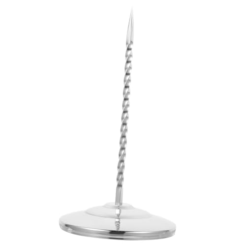 jojofuny Edelstahl Bonspießer Küchenrezept Halter Robust Runder Memo Spike für Restaurant Bar Praktisch Vielseitig Einsetzbar jojofuny Edelstahl Bonspießer Küchenrezept Halter Robust Runder Memo Spike für Restaurant Bar Praktisch Vielseitig Einsetzbar von jojofuny