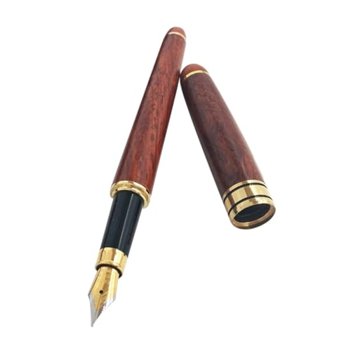 jojofuny Eleganter Füllfederhalter aus Hochwertigem Holz mit Angenehmem Griff für Schule Büro Studium Stilvolles zu Geburtstag Weihnachten und Jubiläum jojofuny Eleganter Füllfederhalter aus Hochwertigem Holz mit Angenehmem Griff für Schule Büro Studium Stilvolles zu Geburtstag Weihnachten und Jubiläum von jojofuny