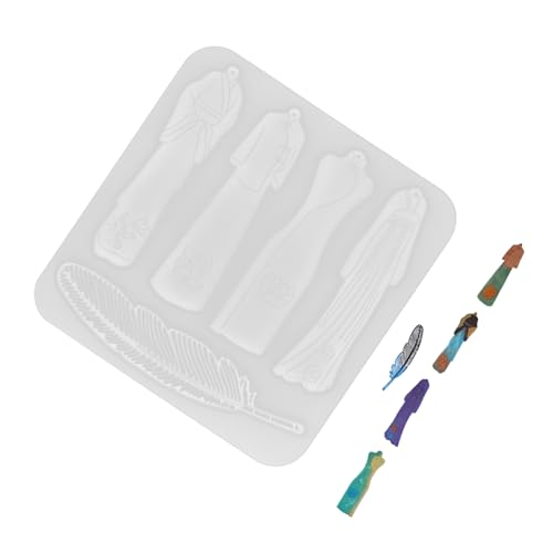 jojofuny Epoxidharz Gießform für DIY Lesezeichen Silikonform für Schmuckanhänger Wiederverwendbar für Projekte mit Familie und Freunden jojofuny Epoxidharz Gießform für DIY Lesezeichen Silikonform für Schmuckanhänger Wiederverwendbar für Projekte mit Familie und Freunden von jojofuny