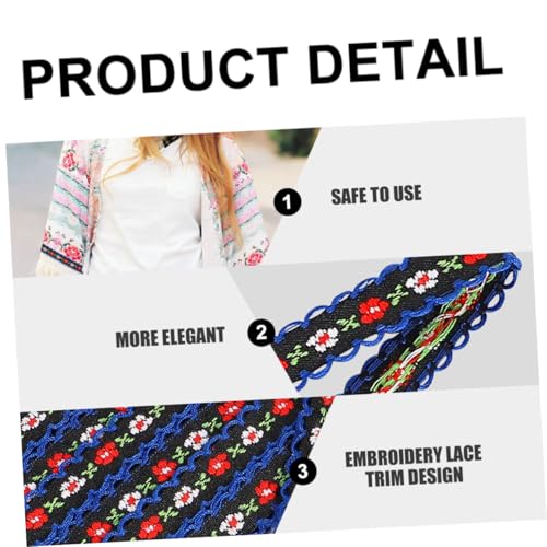 jojofuny Ethnische Goldfarbene Stickerei Spitze DIY Besticktes Spitzenband mit Blumenmuster Langlebiges Vielseitiges Nähzubehör für Traditionelle Kostüme und Modeprojekte jojofuny Ethnische Goldfarbene Stickerei Spitze DIY Besticktes Spitzenband mit Blumenmuster Langlebiges Vielseitiges Nähzubehör für Traditionelle Kostüme und Modeprojekte von jojofuny