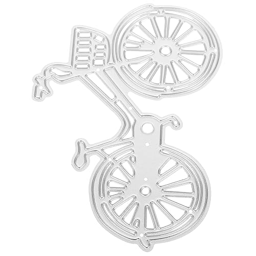 jojofuny Fahrrad Stanzform Vielseitige DIY und Prägeschablone für Kartenherstellung Langlebig und Wiederverwendbar für Bastelprojekte und von jojofuny