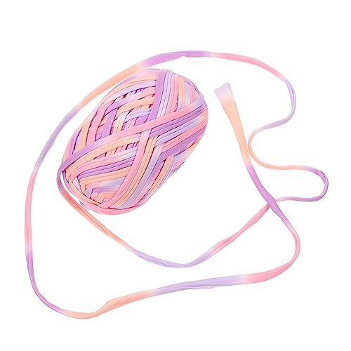 jojofuny Farbiges Baumwollgarn Bündel für DIY Teppiche Häkeln und Stricken Waschbar und Langlebig für Pullover Hüte und Schals Dekoratives Garn von jojofuny