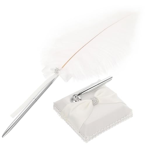 jojofuny Federstift Strauß Braut Tinte graviert Bräutigam Gast Stift für Hochzeitszeichen Unterschriftenbuch Hochzeit Unterschriftenbuch zur Hochzeit Hochzeitsstifte für das Gästebuch Weiß jojofuny Federstift Strauß Braut Tinte graviert Bräutigam Gast Stift für Hochzeitszeichen Unterschriftenbuch Hochzeit Unterschriftenbuch zur Hochzeit Hochzeitsstifte für das Gästebuch Weiß von jojofuny