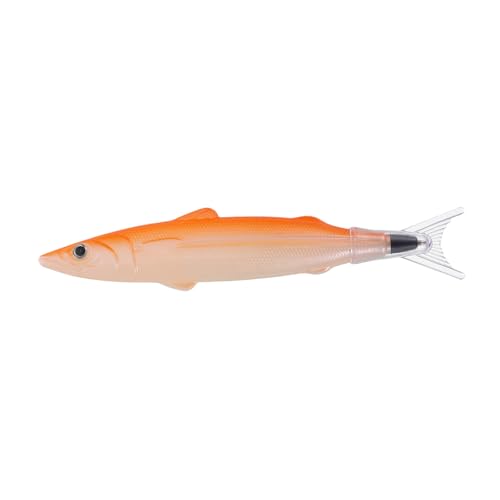 jojofuny Fischballstift Fischhilfe gesalzener Fischformballpoint Stift Fischgehege Fisch Kugelschreiber Tierform Kugelschreiber Fischereistifte Fisch Neuheit Stift Fischstift Plastik Orange von jojofuny