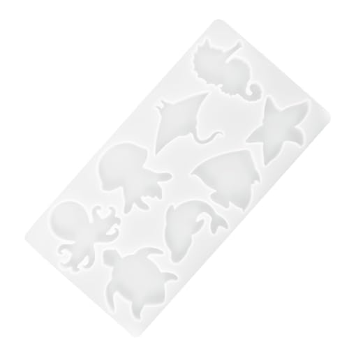 jojofuny Flexible Silikonform Tieranhänger Gießform für Epoxidharz DIY Schmuck Schlüsselanhänger Basteln Meerestiere Silikon Gießformen für Handwerkliche Anhänger jojofuny Flexible Silikonform Tieranhänger Gießform für Epoxidharz DIY Schmuck Schlüsselanhänger Basteln Meerestiere Silikon Gießformen für Handwerkliche Anhänger von jojofuny