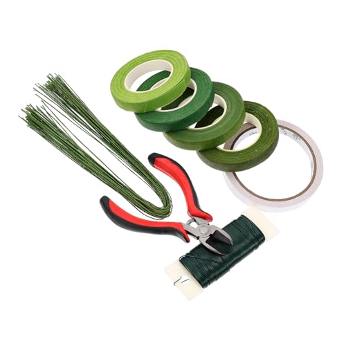 jojofuny Floristik Teilig Floristendraht und Doppelseitiges Klebeband Flexibel Biegsam für Trockenblumen Basteln Blumenstängel DIY Straußdekoration Langlebig Robust jojofuny Floristik Teilig Floristendraht und Doppelseitiges Klebeband Flexibel Biegsam für Trockenblumen Basteln Blumenstängel DIY Straußdekoration Langlebig Robust von jojofuny
