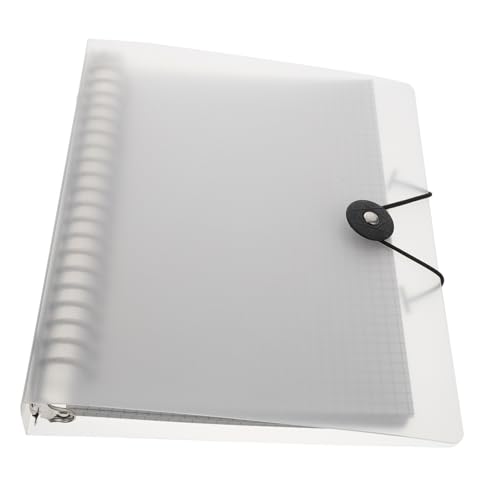 jojofuny Frosted Notizbuch mit Abnehmbaren Blättern Notizbuch für Studenten Leicht und Tragbar für Schule und Büro Transparentes Design für Einfache Nutzung von jojofuny
