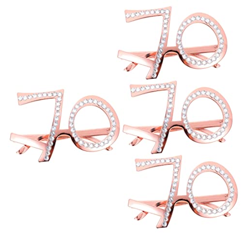 jojofuny Geburtstagsbrille 4 Stück Altersbrille Geburtstags-Sonnenbrille 70-Brille Geburtstagsparty Gastgeschenke Abschlussball-Dekoration Geschenke Für Erwachsene Sonnenbrille Großpackung jojofuny Geburtstagsbrille 4 Stück Altersbrille Geburtstags-Sonnenbrille 70-Brille Geburtstagsparty Gastgeschenke Abschlussball-Dekoration Geschenke Für Erwachsene Sonnenbrille Großpackung von jojofuny