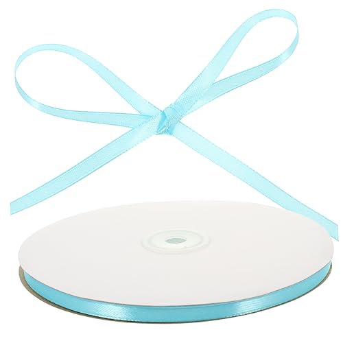jojofuny Geschenkverpackungsband seidenband ribbon ziehschleifenband trauringe Floristenband für Satinband mit farbig dekoratives Band Multifunktionales Haarband Polyester Sky-blue von jojofuny