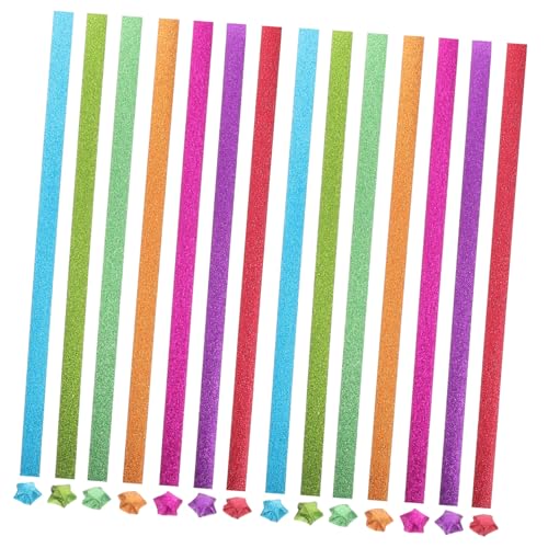 jojofuny Glitzer Origami Papier Farbige Stern Faltstreifen Precut DIY Bastelpapier Vielfältig Leuchtend Tragbar Für Zuhause Und Reise jojofuny Glitzer Origami Papier Farbige Stern Faltstreifen Precut DIY Bastelpapier Vielfältig Leuchtend Tragbar Für Zuhause Und Reise von jojofuny