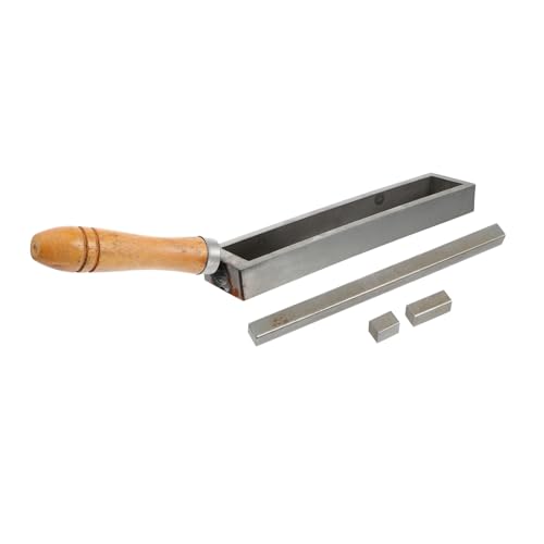 jojofuny Goldschmelzform mit Holzgriff Metallgießform für Silber und Gießen Langlebiges Schmuckherstellungswerkzeug mit Stahlstangen für Präzises Schmelzen und Gießen jojofuny Goldschmelzform mit Holzgriff Metallgießform für Silber und Gießen Langlebiges Schmuckherstellungswerkzeug mit Stahlstangen für Präzises Schmelzen und Gießen von jojofuny