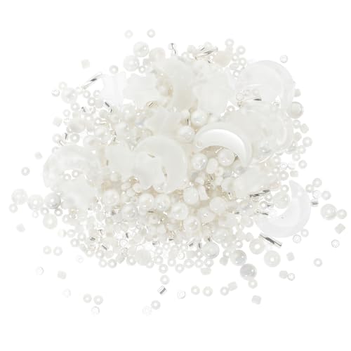 jojofuny Gradientenglas Perlenschmuck Herstellung Handwerk runde Abstandsperlen zarte Glasperlen Säulenabstandsperlen Zubehör für DIY-Perlen lose Abstandsperlen Schmuckperlen Weiß jojofuny Gradientenglas Perlenschmuck Herstellung Handwerk runde Abstandsperlen zarte Glasperlen Säulenabstandsperlen Zubehör für DIY-Perlen lose Abstandsperlen Schmuckperlen Weiß von jojofuny