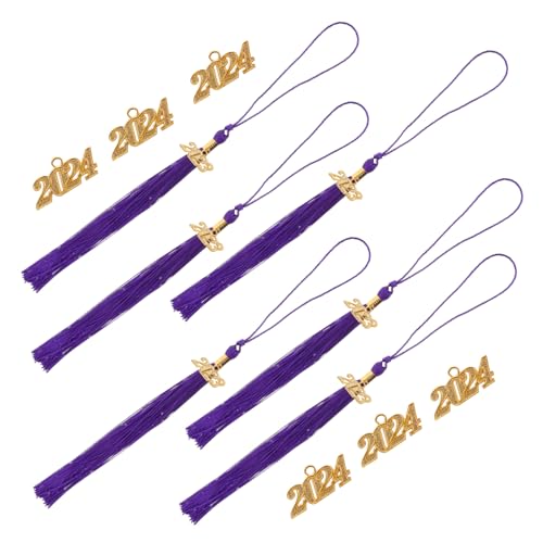 jojofuny Graduation Tassels DIY Abschlusskappen Anhänger Langlebig Polyester Teiliges Partydeko Zubehör für Abschlussfeier und Erinnerung von jojofuny