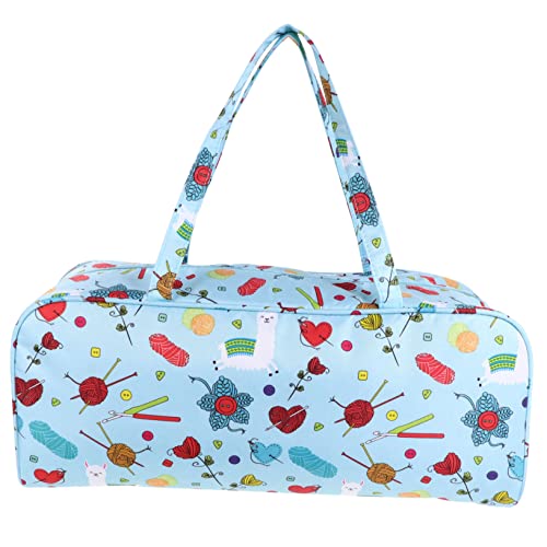 jojofuny Große Kapazität Garnaufbewahrungstasche Strapazierfähigem Oxford Stoff Schultertasche für Zuhause und Picknick für Organisation von Stricknadeln jojofuny Große Kapazität Garnaufbewahrungstasche Strapazierfähigem Oxford Stoff Schultertasche für Zuhause und Picknick für Organisation von Stricknadeln von jojofuny