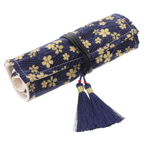 jojofuny Häkelnadel Aufbewahrungstasche Organizer für Strickwerkzeuge mit Fächern für Häkelnadeln und Zubehör Design für Handarbeitsliebhaber von jojofuny