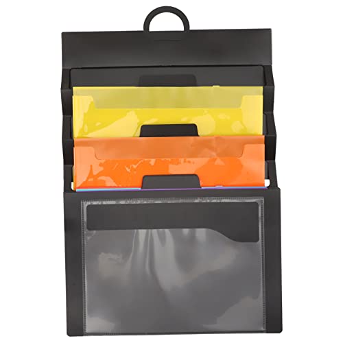 jojofuny Hängender Mehrschicht Aktenordner Fächer Aktenmappe Wand Organizer Dokumententasche Schwarz für Büro Outdoor Dokumentenaufbewahrung jojofuny Hängender Mehrschicht Aktenordner Fächer Aktenmappe Wand Organizer Dokumententasche Schwarz für Büro Outdoor Dokumentenaufbewahrung von jojofuny