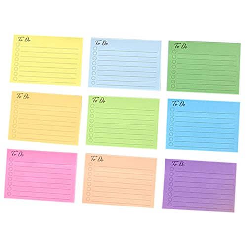 jojofuny Haftnotizen Notizbilder ästhetisch Memo-Stickerblock Multi Notizblock Pastell Aufkleber Selbstklebende Notizblöcke Haftnotizblöcke nützlicher Memo-Sticker fluoreszierendes Papier von jojofuny
