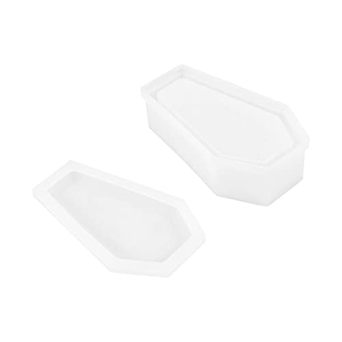 jojofuny Halloween Diy Coffin Box Silikonform Einzigartige Epoxidharz Gießform für Tischdekoration Bastelhilfe für Kreative Projekte und Halloween Feiern von jojofuny