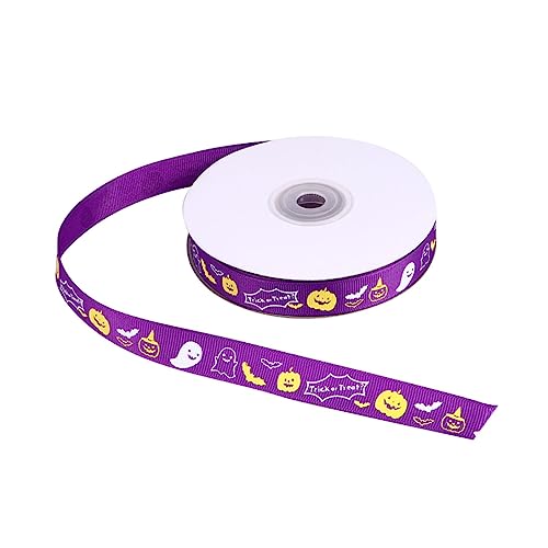 jojofuny Halloween Geschenkverpackungsband mit und Kürbismuster Breit Yards für Diy Dekorationen und Halloween Feierlichkeiten jojofuny Halloween Geschenkverpackungsband mit und Kürbismuster Breit Yards für Diy Dekorationen und Halloween Feierlichkeiten von jojofuny
