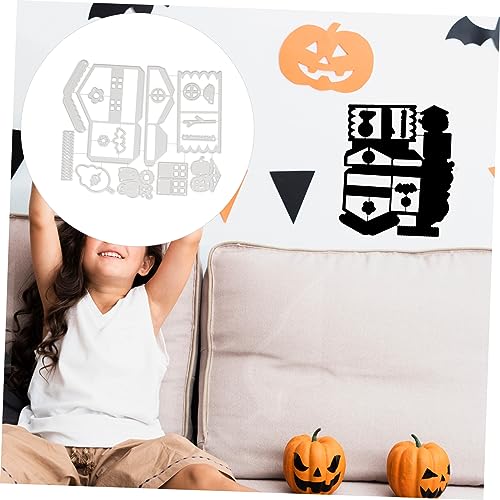 jojofuny Halloween Stanzform Metall Diy Schneidevorlage für Grußkarten Basteln Langlebig Wiederverwendbar Kinderfreundlich Kreativitätsfördernd von jojofuny