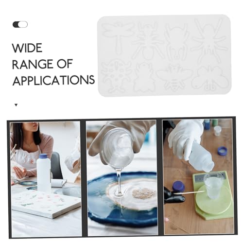 jojofuny Halloween Tieranhänger Silikonform Langlebig DIY Schmuck Gießform für Epoxidharz Anhänger Basteln mit Detaillierter Verarbeitung für Handgemachte Anhänger von jojofuny