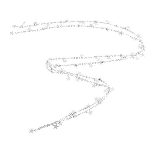 jojofuny Halskettenketten für die Schmuckherstellung kupferkette metallkette DIY Schmuckzubehör Kette für DIY Halskettenzubehör selber machen Halskette machen Vorräte Schmuckketten Silver von jojofuny