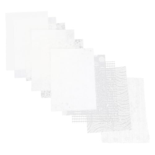 jojofuny Handgemachtes Strukturpapier Teilig Weißes Dekorpapier für Scrapbooking Journal Hintergrund Papier Bastelmaterialien DIY Karten Gestaltung jojofuny Handgemachtes Strukturpapier Teilig Weißes Dekorpapier für Scrapbooking Journal Hintergrund Papier Bastelmaterialien DIY Karten Gestaltung von jojofuny