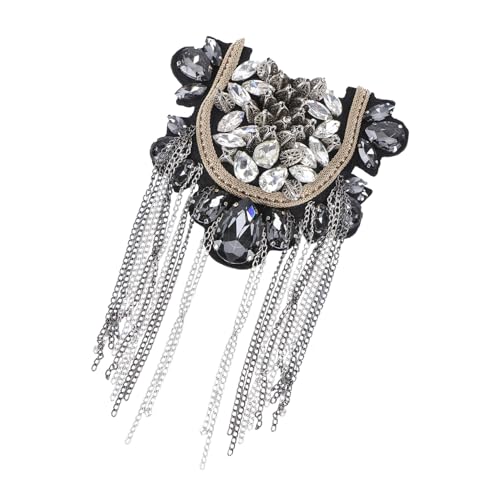 jojofuny Handgenähte Perlen Rivets Tassel Brosche Für Kleidung Und Hüte Stilvolle DIY Nähzubehör Mit Einzigartigem Design Und Feiner Verarbeitung Für Projekte von jojofuny