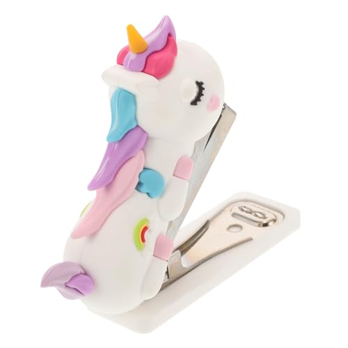 jojofuny Handlicher Heftgerät im Niedlichen Einhorn Design Wiederverwendbar für Schule Büro und Zuhause und Lehrer jojofuny Handlicher Heftgerät im Niedlichen Einhorn Design Wiederverwendbar für Schule Büro und Zuhause und Lehrer von jojofuny
