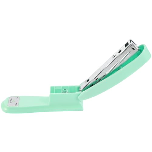 jojofuny Hefter Büro Heavy Duty bürohefter büroartikel büromaterial bürogadges schulzeug Hefter schwere Ausführung Desktop Bürowefter Heimbüro kreativer Hefter kleiner Hefter Metall Green von jojofuny