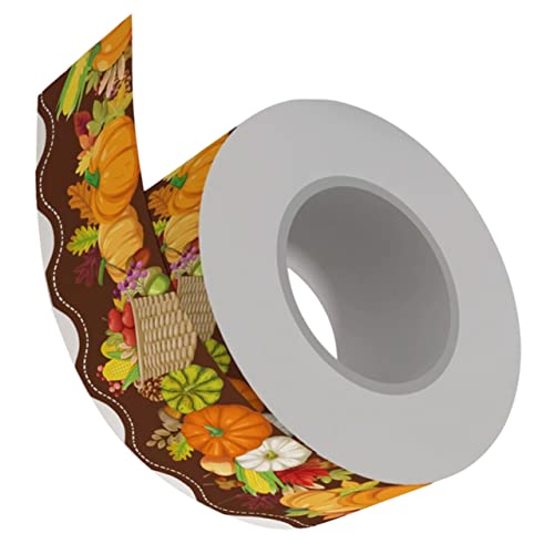 jojofuny Herbst Bordüre für Pinnwände Wellenförmiger Dekosticker für Klassenzimmer und Tafeln Langlebig und Praktisch für Kreative Gestaltung jojofuny Herbst Bordüre für Pinnwände Wellenförmiger Dekosticker für Klassenzimmer und Tafeln Langlebig und Praktisch für Kreative Gestaltung von jojofuny