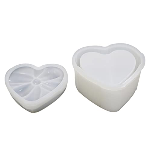 jojofuny Herzförmige Silikonform Für DIY Aufbewahrungsbox Mit Bowknot Flexible Gießform Für Geschenkideen Für Schmuckkästchen Und Dekorationen Wiederverwendbar jojofuny Herzförmige Silikonform Für DIY Aufbewahrungsbox Mit Bowknot Flexible Gießform Für Geschenkideen Für Schmuckkästchen Und Dekorationen Wiederverwendbar von jojofuny