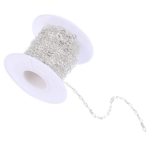 jojofuny Herzlink Kette Kupfer Breit Schmuckkette DIY für Pulloverketten Armbänder Vielseitig Langlebig und Rostfrei jojofuny Herzlink Kette Kupfer Breit Schmuckkette DIY für Pulloverketten Armbänder Vielseitig Langlebig und Rostfrei von jojofuny