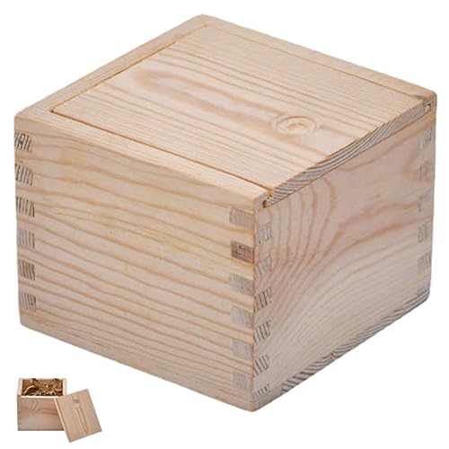 jojofuny Holz Aufbewahrungsbox für Teetassen und Schmuck Vielseitige Holzkiste für Klappbar Natürliche Holzoberfläche für Hochzeiten und Dekoration jojofuny Holz Aufbewahrungsbox für Teetassen und Schmuck Vielseitige Holzkiste für Klappbar Natürliche Holzoberfläche für Hochzeiten und Dekoration von jojofuny