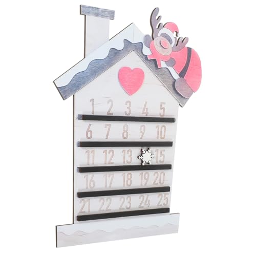 jojofuny Holz Hausdach Weihnachts Countdown Schild Aufhängen Vielseitige Wand und Türdekoration Langlebig und für Festliche jojofuny Holz Hausdach Weihnachts Countdown Schild Aufhängen Vielseitige Wand und Türdekoration Langlebig und für Festliche von jojofuny