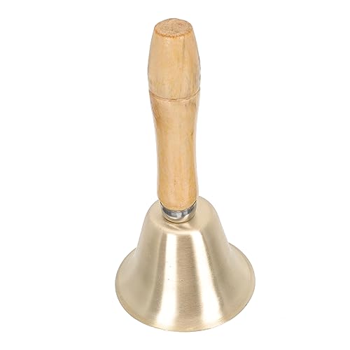 jojofuny Holzgriff Handglocke aus Kupfer Große Schulglocke für Unterricht und Restaurant Handgefertigt Langlebig Klangqualität für Veranstaltungen und Dekoration jojofuny Holzgriff Handglocke aus Kupfer Große Schulglocke für Unterricht und Restaurant Handgefertigt Langlebig Klangqualität für Veranstaltungen und Dekoration von jojofuny