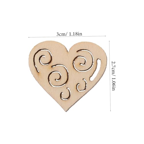 jojofuny Holzherzen Deko Unbehandelte Holzscheiben Herzform DIY Bastelmaterial für Valentinstag Hochzeit Kreative Holzherz Streuartikel Naturholz Handwerkszubehör jojofuny Holzherzen Deko Unbehandelte Holzscheiben Herzform DIY Bastelmaterial für Valentinstag Hochzeit Kreative Holzherz Streuartikel Naturholz Handwerkszubehör von jojofuny