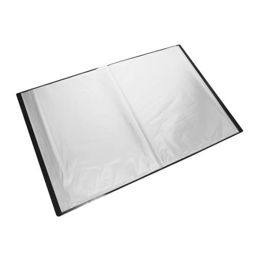 jojofuny Informationsbroschüre Aktenordner Kunststoffhüllen Für Hefter Portfolio-ordner-artwork Portfolioordner Mit Kunststoffhüllen Organisieren Von Ordnern Portfolio-buch Black Pp von jojofuny