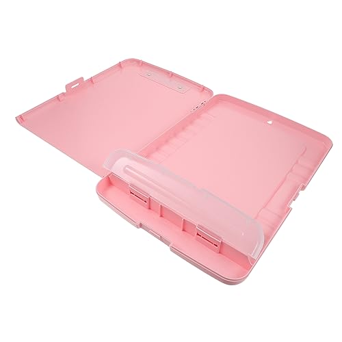 jojofuny Kasten Datei Aufbewahrungsbox Organisation Aktenhalter dokumentieren Aktenkästen poly Speicher-Zwischenablage Organisatoren aus Papier Tafel Zertifikat Fall pp Rosa von jojofuny