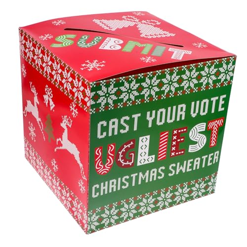 jojofuny Kasten Weihnachtswahlurne Tombola-losbehälter Kästen Für Tombola-tickets Wahlurnen Für Tombola Papier jojofuny Kasten Weihnachtswahlurne Tombola-losbehälter Kästen Für Tombola-tickets Wahlurnen Für Tombola Papier von jojofuny
