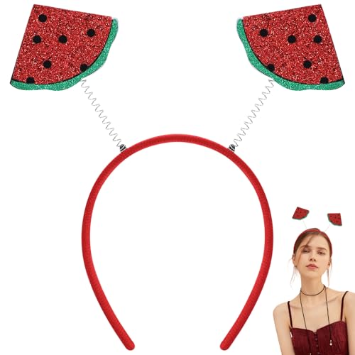 jojofuny Kinder-obst-stirnband, Lustiges Wassermelonen-haarband, Haar-accessoire für Partys Und Festivals, Foto-requisite, Mehrfarbig, 21,8 X 11,9 X 0,99 Cm von jojofuny