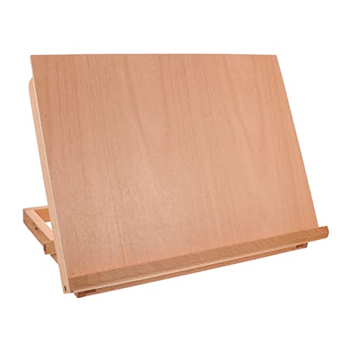 jojofuny Klappbare Skizzen Staffelei Verstellbarer Zeichenständer Holz für Künstler Leicht und Tragbar zum Zeichnen und Präsentieren Jedem Schreibtisch jojofuny Klappbare Skizzen Staffelei Verstellbarer Zeichenständer Holz für Künstler Leicht und Tragbar zum Zeichnen und Präsentieren Jedem Schreibtisch von jojofuny