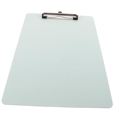 jojofuny Klemmbrett Pastellgrün Robuste Schreibunterlage mit Metallclip für Büro Schule und Zuhause zur Organisation von Dokumenten und Notizen Einsetzbar von jojofuny