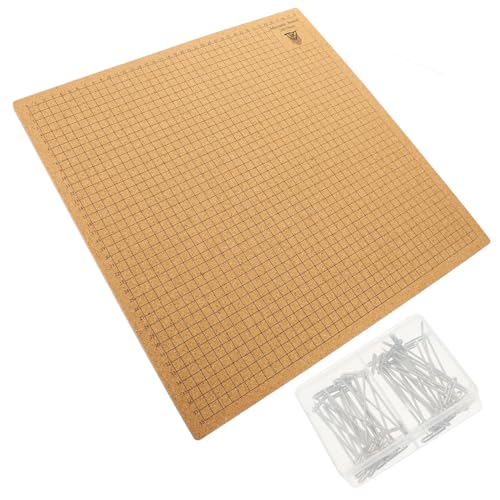 jojofuny Kork-makramee-Board mit Robusten T-nadeln Kratzfeste Bastelplatte für Armband-Knoten Stabiles DIY Flechtbrett für Makramee Knotenseile Zubehör zum Armbänder Selber Machen von jojofuny