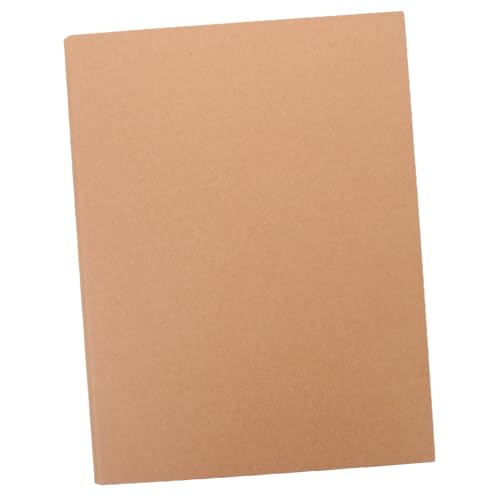 jojofuny Kraftpapier Ringbuch Nachfüllbar Notizbuchhülle für Schüler Langlebige und Schützende Klarsichtmappe für Notizen für Tagebuch Planer und Kreative Schreibprojekte von jojofuny