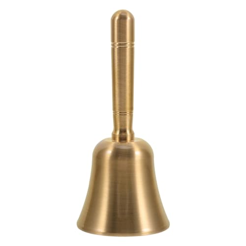 jojofuny Lautes Messing Handglocke Weihnachts Handglocke Robuste Klingel für Service Empfang Dinner Call Glocke Vielseitig und Praktisch jojofuny Lautes Messing Handglocke Weihnachts Handglocke Robuste Klingel für Service Empfang Dinner Call Glocke Vielseitig und Praktisch von jojofuny
