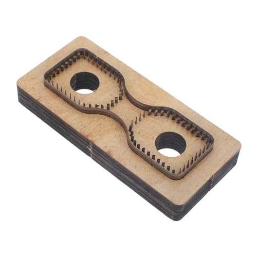 jojofuny Leder Schneidemuster Holzschablone für DIY Handwerk Schneidform für Lederstreifen für Lederarbeiten Leicht und Benutzerfreundlich für Bastelprojekte und Anwendungen jojofuny Leder Schneidemuster Holzschablone für DIY Handwerk Schneidform für Lederstreifen für Lederarbeiten Leicht und Benutzerfreundlich für Bastelprojekte und Anwendungen von jojofuny